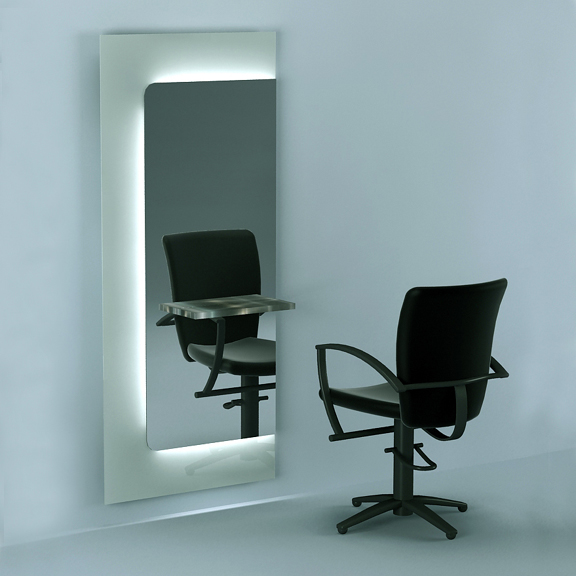 Illuminated Salon Mirrors | Salon Furniture | Salon Mirrors
