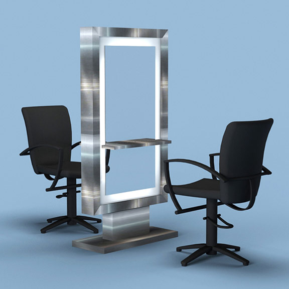 Salon Styling Mirrors Illuminated Mirror Salon Furniture