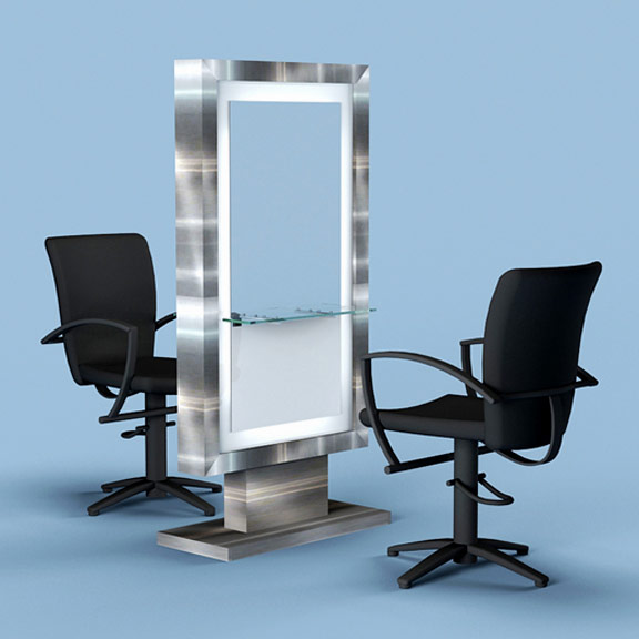 Salon Styling Mirrors Illuminated Mirror Salon Furniture