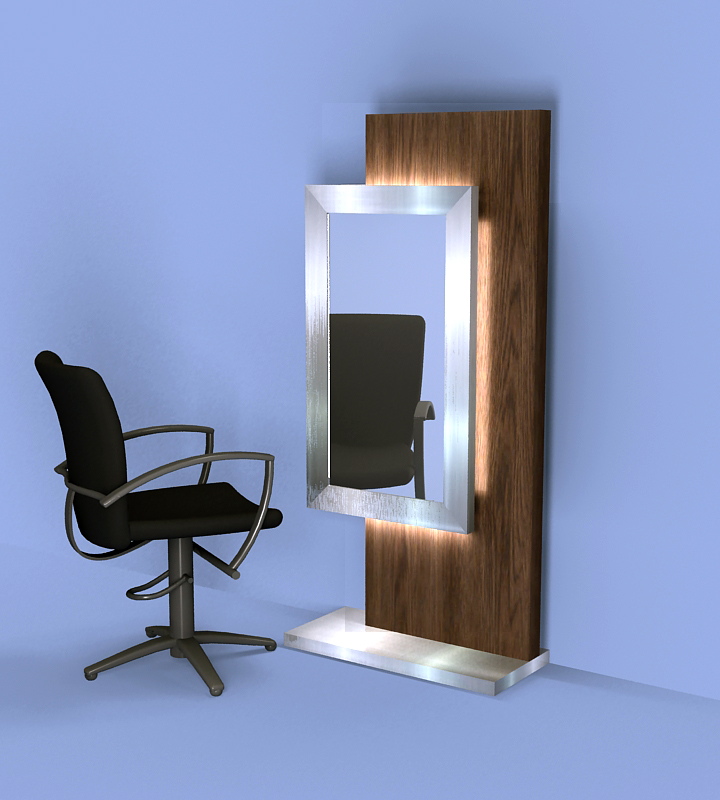 Salon Wall Mirror | Salon Design | Salon Furniture