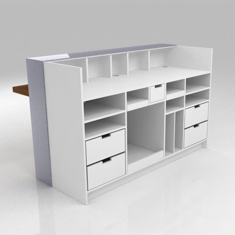 Aveda Cash Wrap Salon Desk Salon Furniture