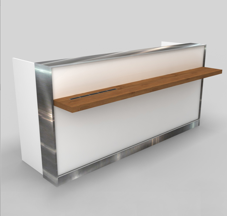 Aveda Inspired Furniture 8ft Cash Wrap Salon Furniture Eurisko Design